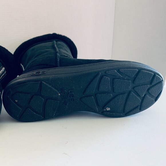 UGG Australia Tall Shearling Boots Suede with Tasman Braid – Classic - Picture 9 of 12